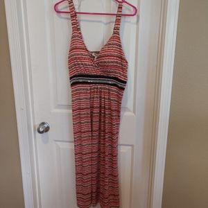 Must Have Red Summer Maxi Dress Size XL